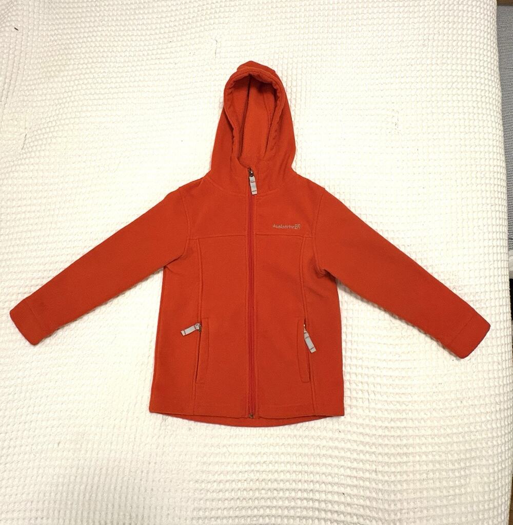 Avalanche Outerwear Thermal Layering Kids Red Coat Size 5/6 With Pockets